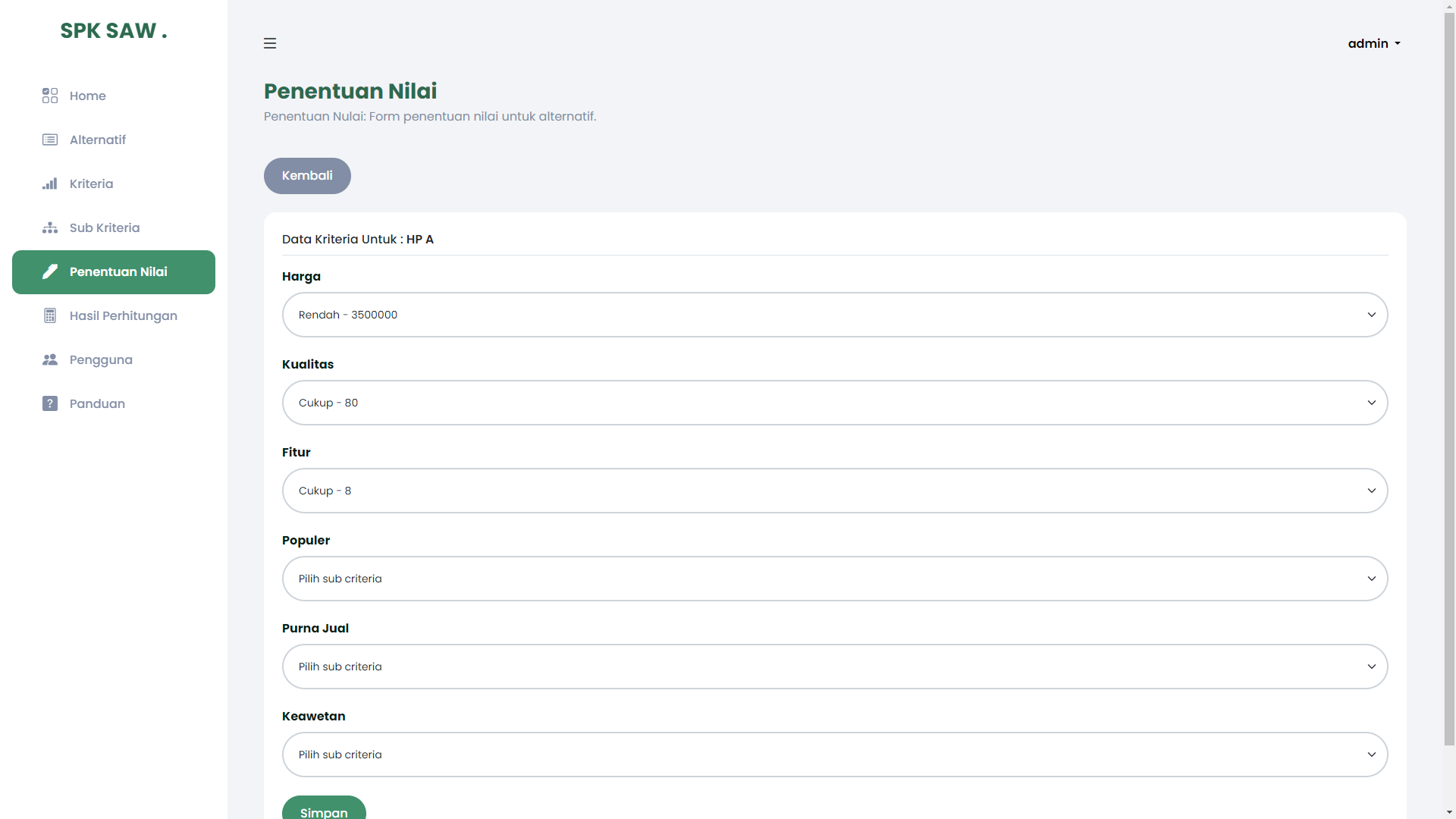 aplikasi-aplikasi-sistem-pendukung-keputusan-dengan-metode-simple-additive-weighting-saw-berbasis-web